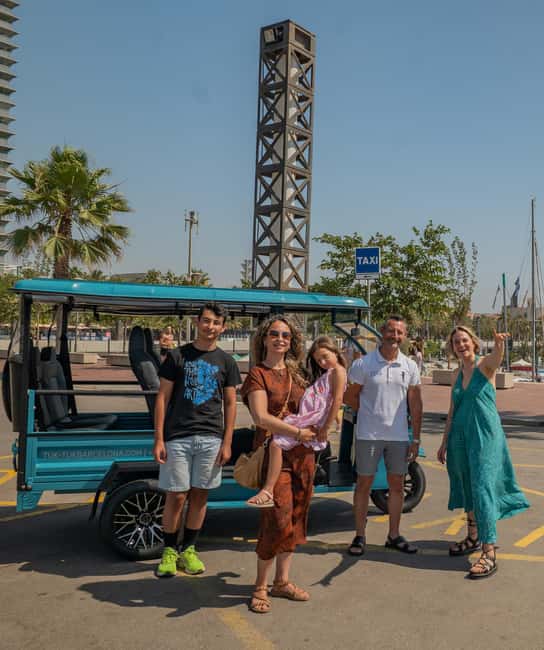 1,5-Hour Barcelona City & Beach Private Tuk-Tuk Tour - Port Vell, then the Olympic Port and Barceloneta Beach