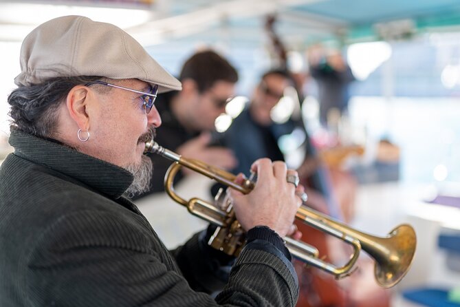 Afterwork on Catamaran with Live Music from Port Olimpic - Villa Olímpic: a cleaner skyline angle for photos and people-watching