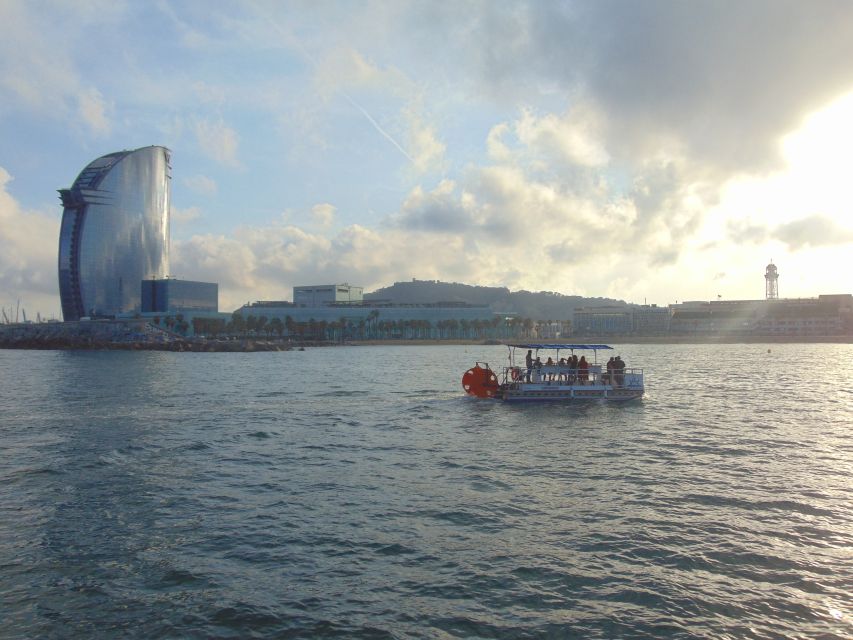 Barcelona: 1.5-Hour Private Scenic Pedal Boat Tour - Barcelona from the sea: why this viewpoint matters