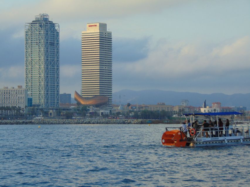 Barcelona: 1.5-Hour Private Scenic Pedal Boat Tour - The route in 90 minutes: Port Olímpic, Barceloneta, and the W Barcelona views