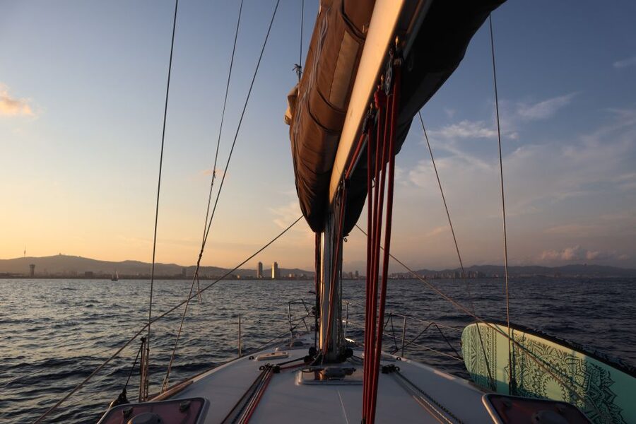 Barcelona: 2-Hour Sailboat Tour with Paddle Boarding - Paddle boarding and floating toys: fun that doesn’t feel forced