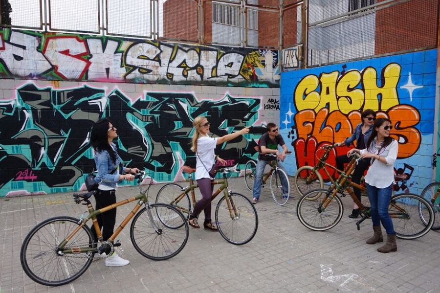 Barcelona: 3.5-Hour Street Art Tour by Bamboo Bike - From Parallel to Poble Nou: how the ride tells the city