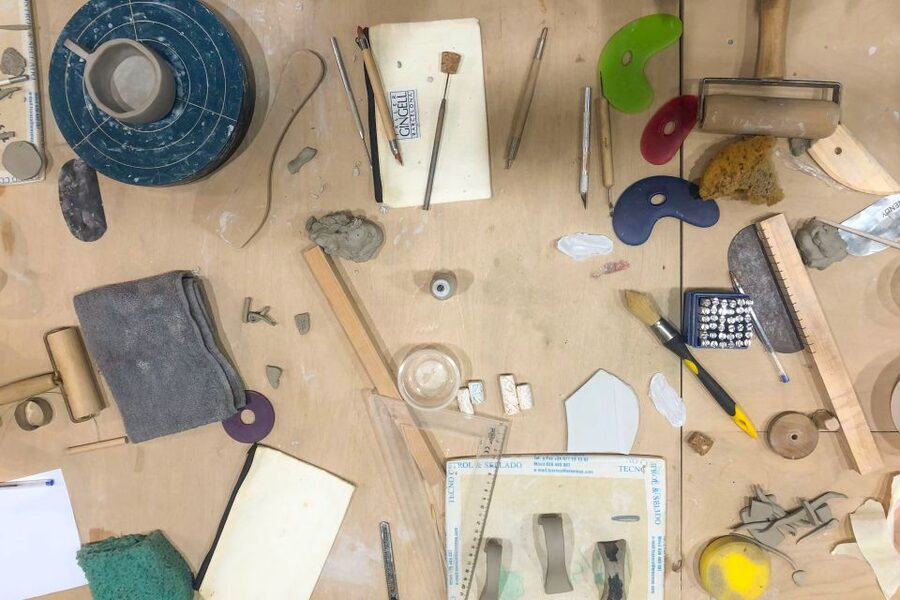 Barcelona: Artisan Ceramic Cup or Vase Making Workshop - After class: firing, glazing, pick up, or mail it home