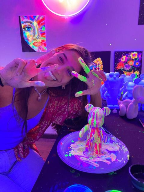 Barcelona: Bear-brick Fluorescent Painting | Wine and Art - Key things I found most worth your attention