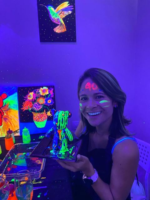 Barcelona: Bear-brick Fluorescent Painting | Wine and Art - Practical Tips for a Smooth Session in Catalonia