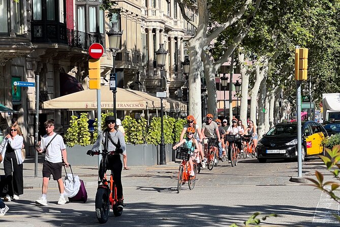 Barcelona Bike City Tours from Sagrada to the Sea with a Local - Riding Passeig de Gràcia: the elegant boulevard stretch