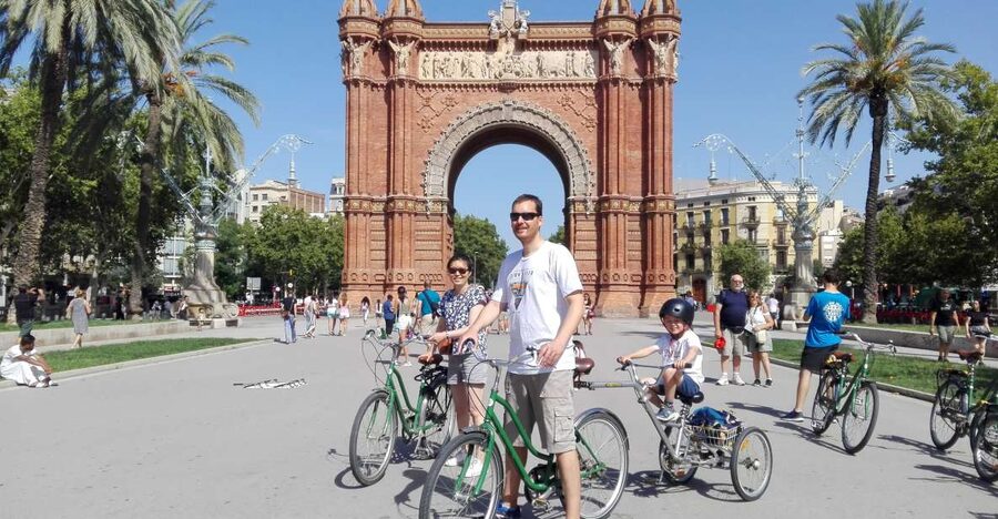Barcelona: Bike Tour for Families - Barceloneta beach and the W hotel esplanade views