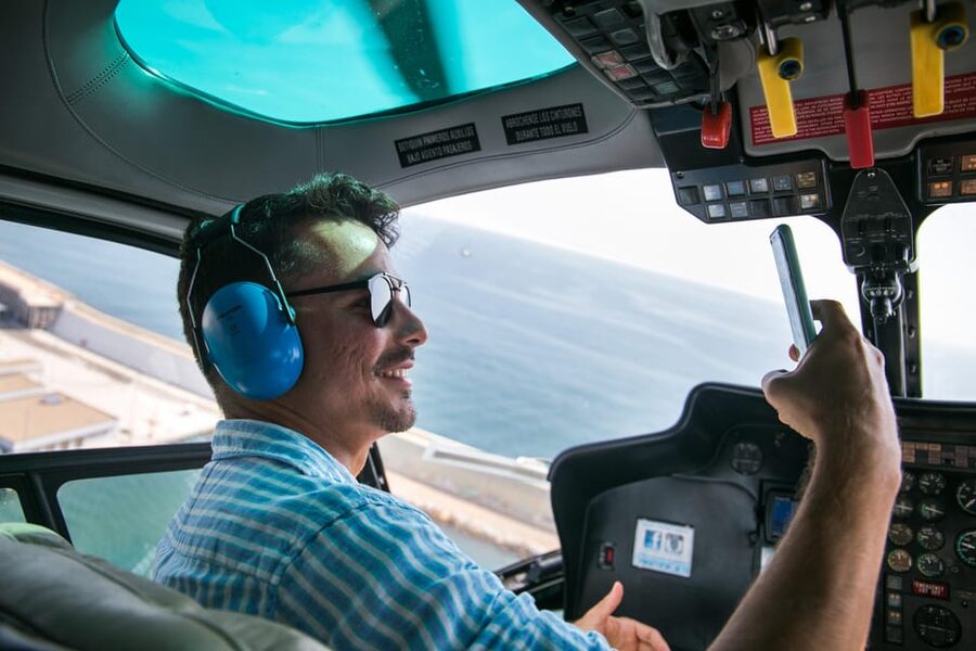 Barcelona: Boat Trip and Panoramic Helicopter Flight - Private Transfer to Port Vell and the Orsom Catamaran Cruise (If Upgraded)