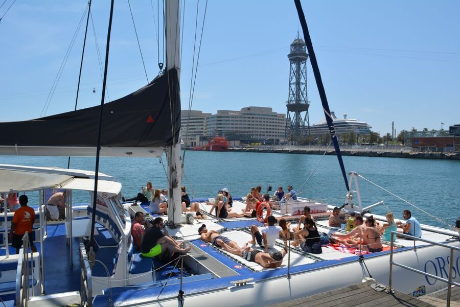 Barcelona: Catamaran Cruise with optional Live Jazz Music - Live Jazz on Deck: Saxophone and Guitar That Match the Sea