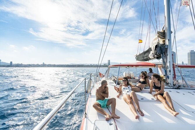 Barcelona Catamaran Cruise with Tapa & Drink Included - Weather and sea conditions: why your swim might change