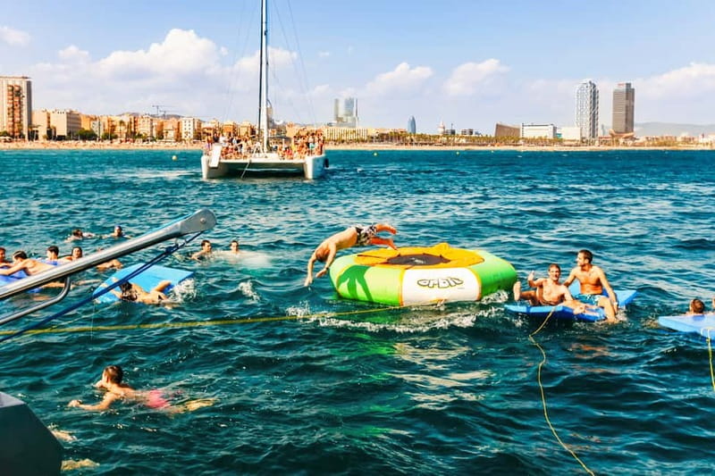 Barcelona: Catamaran Party Cruise with BBQ Meal - Key highlights at a glance