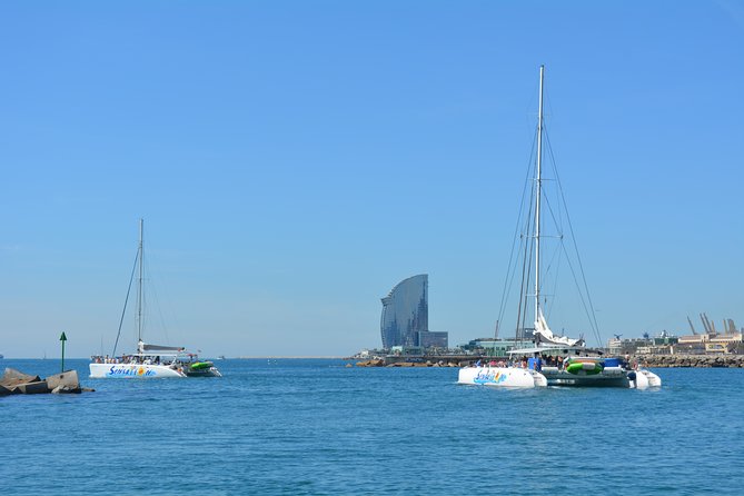 Barcelona Catamaran Party Tour For Young People - Meeting at Carrer de la Marina and Getting On Fast