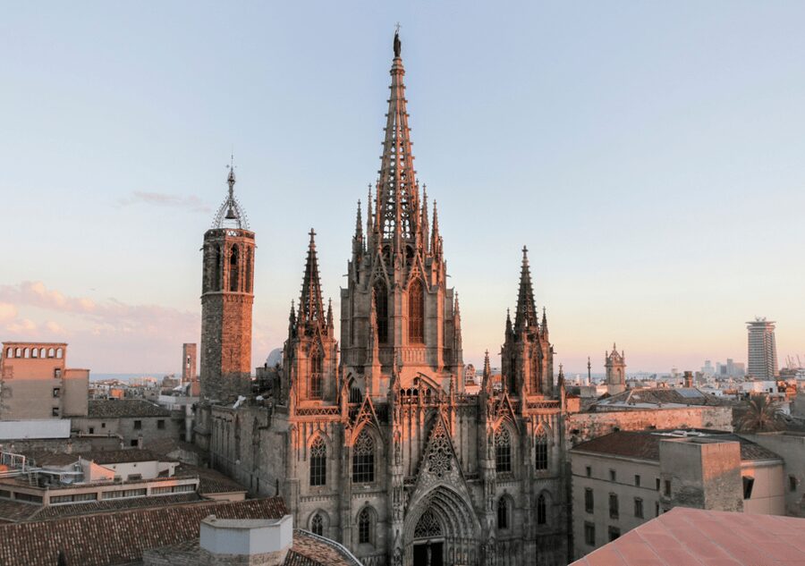Barcelona Cathedral: Ticket, Guided Tour and VR Experience - Cloister Calm: Columns, Sculptures, and a Break from the City Noise