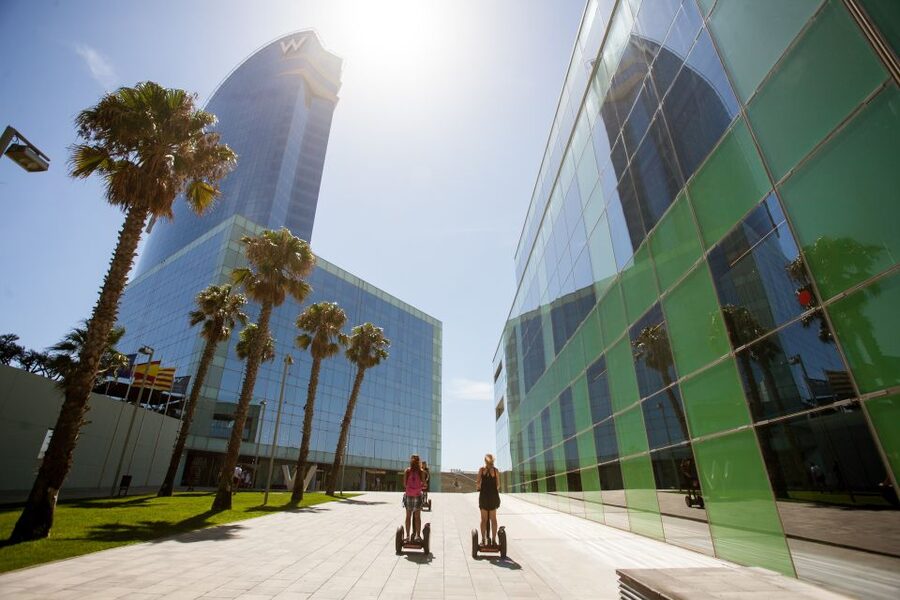 Barcelona: City Highlights Guided Segway Tour - From Passeig de Colom to Las Ramblas Views: Palm Trees and Sea Air