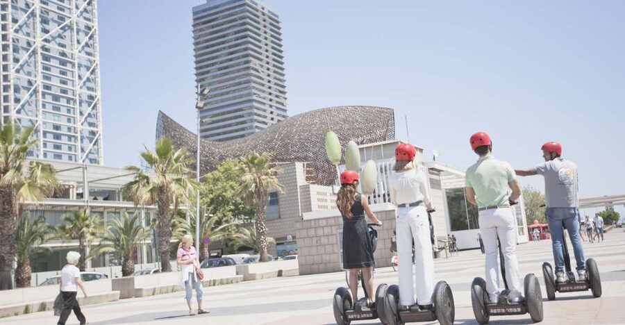 Barcelona: City Highlights Segway Tour - Getting set up at Passatge de la Canadenca (and where not to look)
