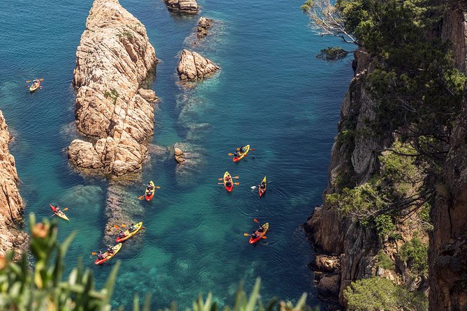 Barcelona Costa Brava Kayak, Snorkel & Cliff Jump Day Tour - The kayaking plan: 2–3 hours of work under the Camino de Ronda cliffs