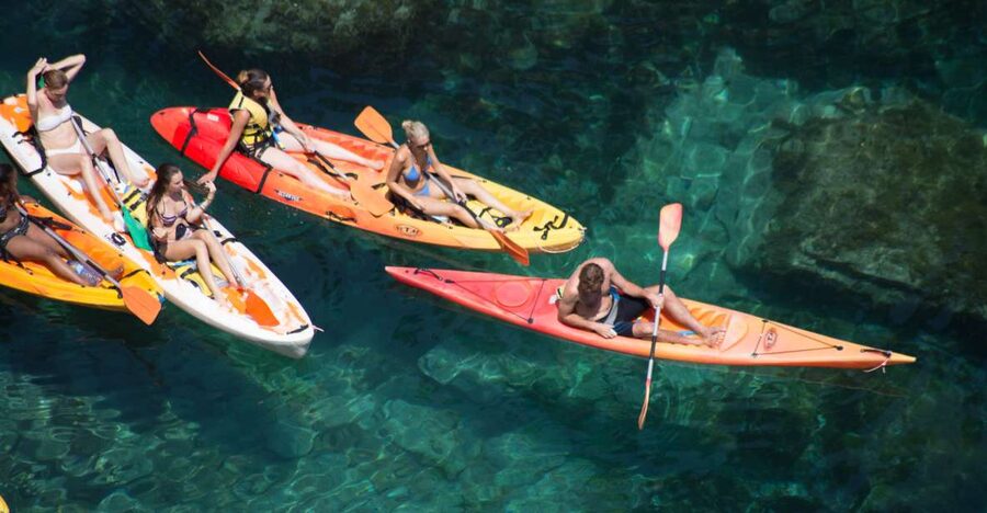Barcelona: Costa Brava Kayak & Snorkeling Small Group Tour - Snorkeling in the Mediterranean: clear water time and realistic expectations