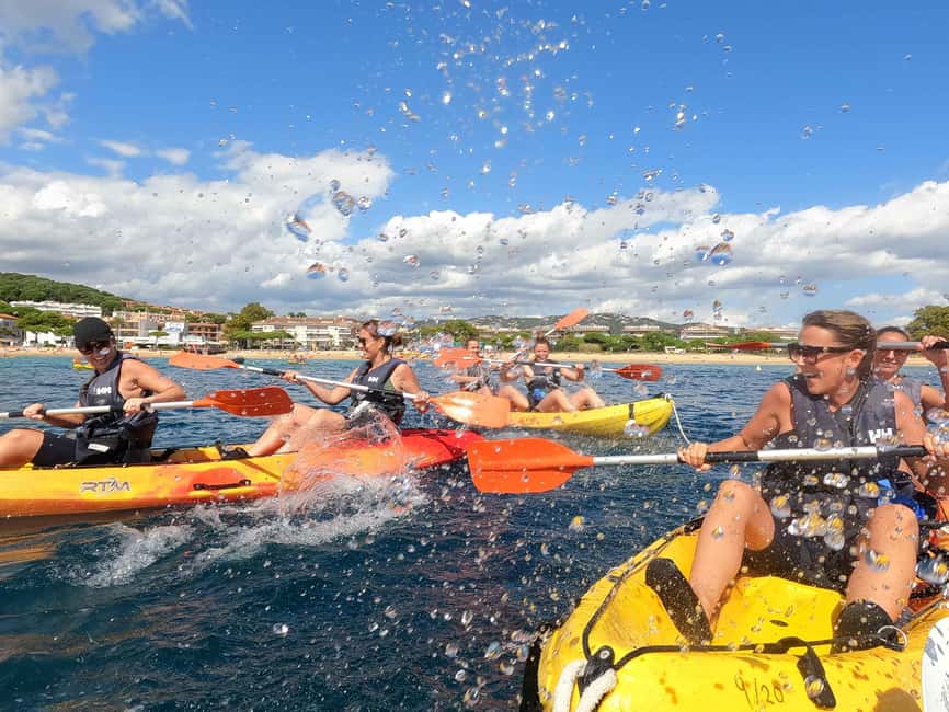 Barcelona: Costa Brava Kayaking & Snorkeling Tour with Lunch - From Arc de Triomf to S’Agaró: how the day actually starts