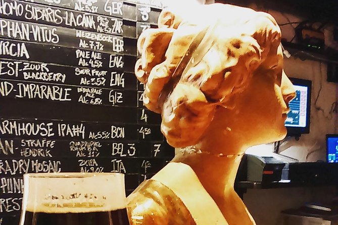 Barcelona Craft Beer Tour with a Brewery Tour and 3 Local Bars - The brewery tour + tastings: what you gain in 1 hour