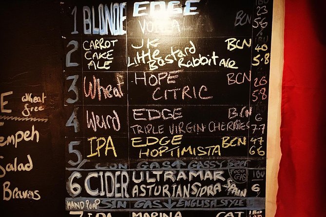 Barcelona Craft Beer Tour with a Brewery Tour and 3 Local Bars - Price and value: why $58.87 can make sense here