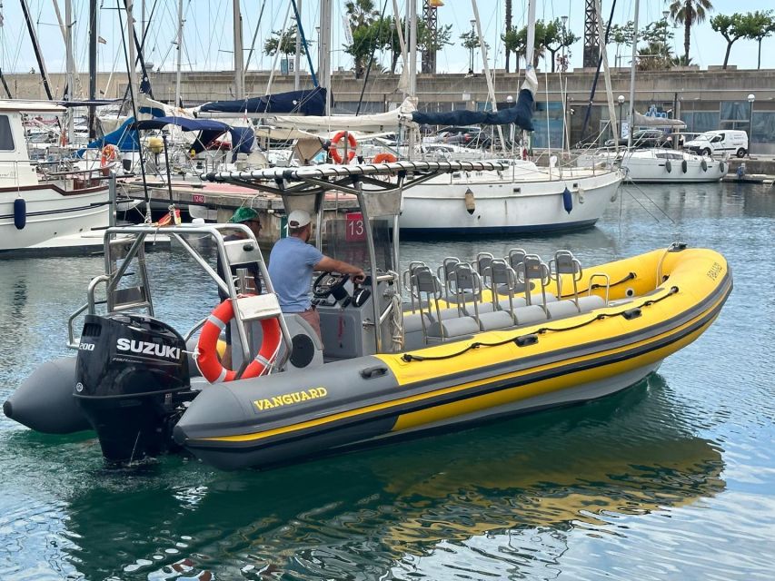 Barcelona: Fast Skyline Cruise - The skyline from sea level: Sagrada Família and Torre Mapfre on your route