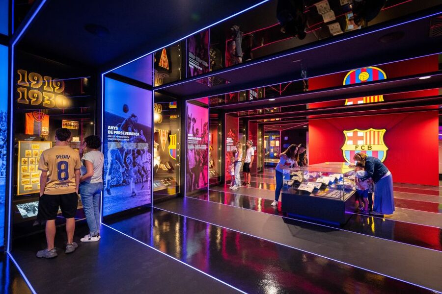 Barcelona: FC Barcelona Museum "Barça Immersive Tour" Ticket - More than Achievements: goal broadcasts, trophies, and the sound of celebration