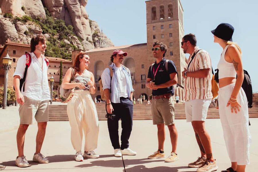 Barcelona: Full-Day Montserrat & Wine Small Group Tour - Montserrat Sanctuary with your guide: where nature becomes story