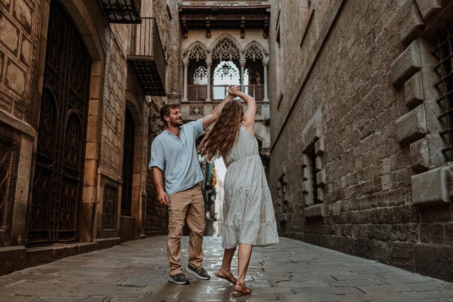 Barcelona: Gothic Quarter Cinematic Photoshoot and Guide - Plaça Sant Felip Neri: A Softer Set for Portraits (7 Minutes)