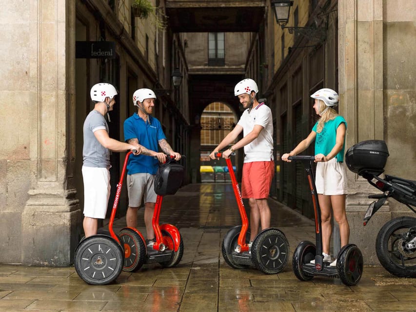 Barcelona: Gothic Quarter & Sagrada Familia Area Segway Tour - Sagrada Familia stop: getting close, with tickets not included