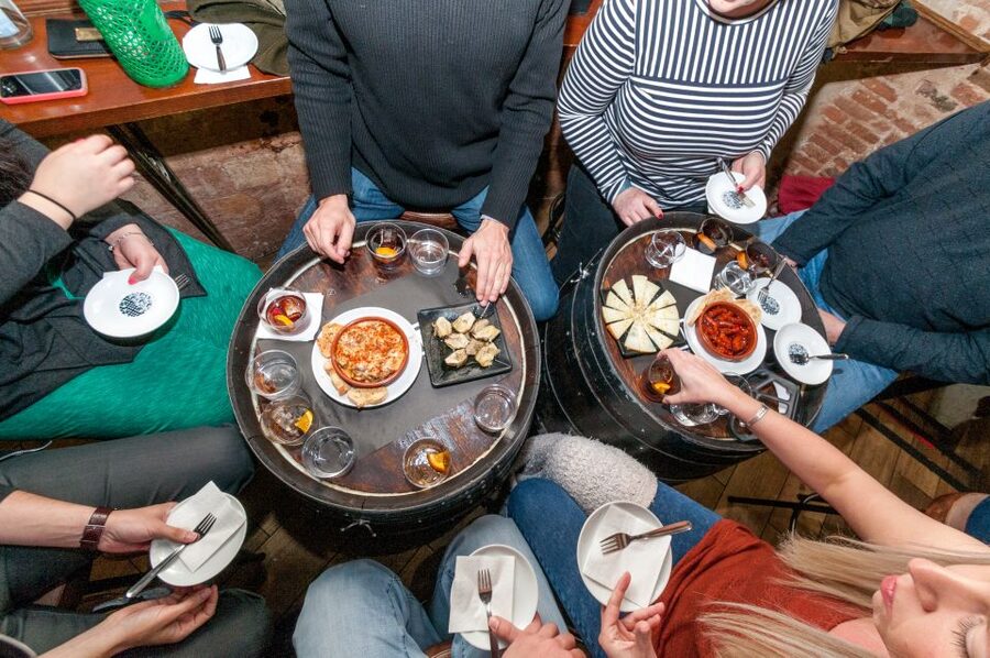 Barcelona Gourmet Food & Wine Tour with Local Expert - Stop 1: A modern twist on taberna classics (four tapas + local wine)