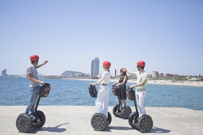 Barcelona Guided Tour by Segway - Getting started at Jardins de les Tres Xemeneies (and mastering the Segway fast)