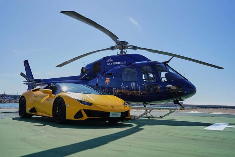 Barcelona: Helicopter and Supercar Driving Experience - Supercar First, Helicopter Second: The Barcelona Time Plan