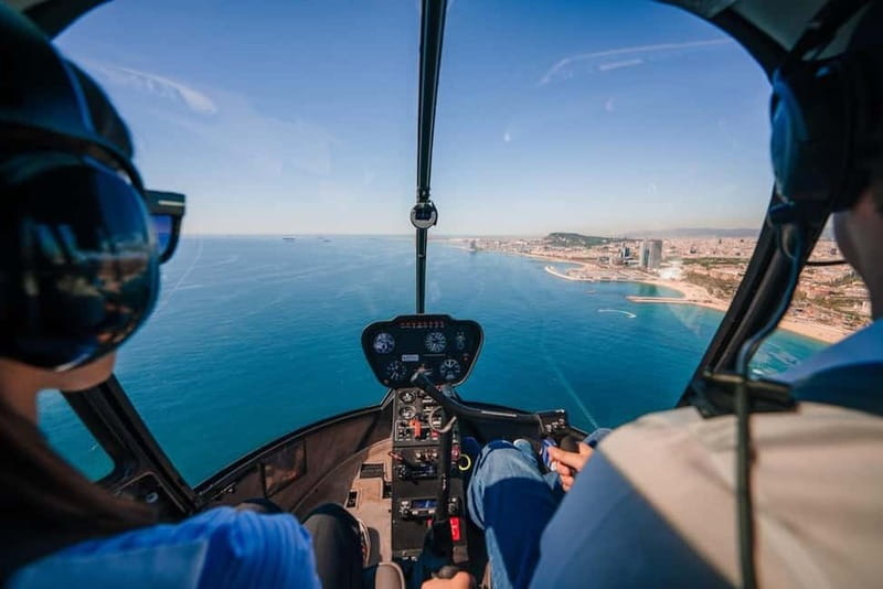 Barcelona: Helicopter Flight & Heliport Boat Transfer - Gaudí From the Sky: Passeig de Gràcia and Two House Icons