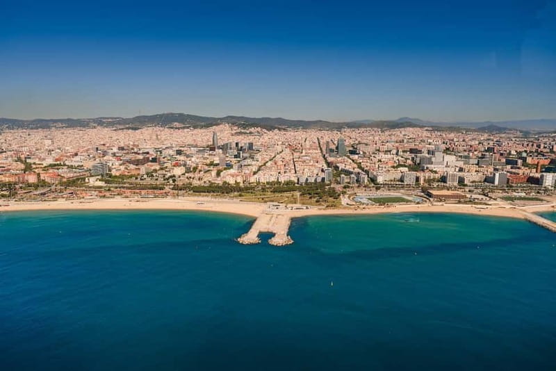 Barcelona: Helicopter Flight & Heliport Boat Transfer - Old Town Walls and a 19th-Century City Plan From Above