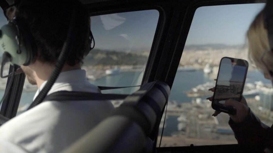 Barcelona: Helicopter Tour - Getting to Ml Adossat: the short lead-in before takeoff