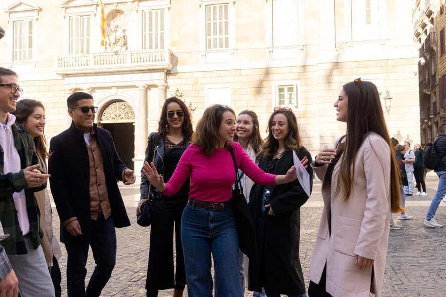 Barcelona: Hidden Gems Walking Tour Including 10+ Sights - Barcino Sculpture and the Roman start that makes everything click