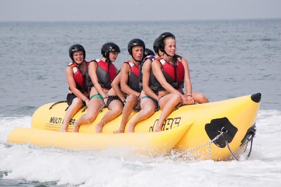 Barcelona: Inflatable Banana Boat Ride - What you actually ride: the 10-minute banana boat thrill