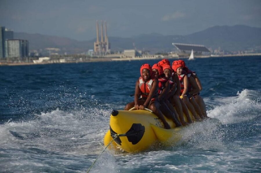Barcelona: Inflatable Banana Boat Ride - Languages and crew feel: why that communication matters