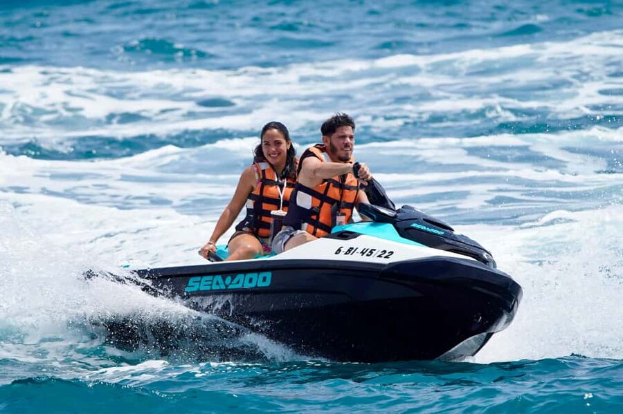 Barcelona: Jet Ski Ride 1 or 2 People w/ Instructor Included - No license? Yes. But you still need the right permissions