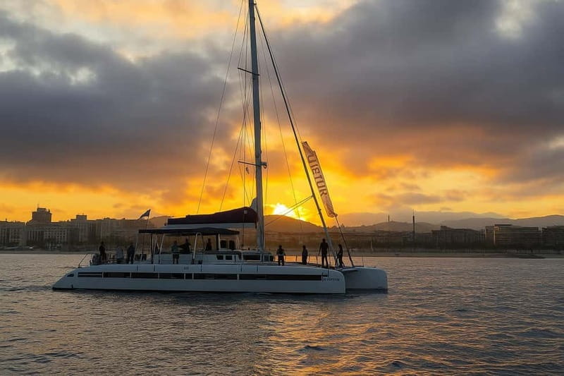 Barcelona: Luxury Catamaran Sunset Cruise - Port Olímpic to TurTur BIGSPACE: the start that sets the tone