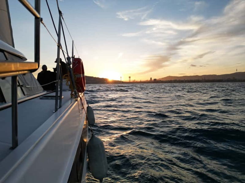 Barcelona: Luxury Catamaran Sunset Cruise - The sunset color show: music, drinks, and finding your best seat