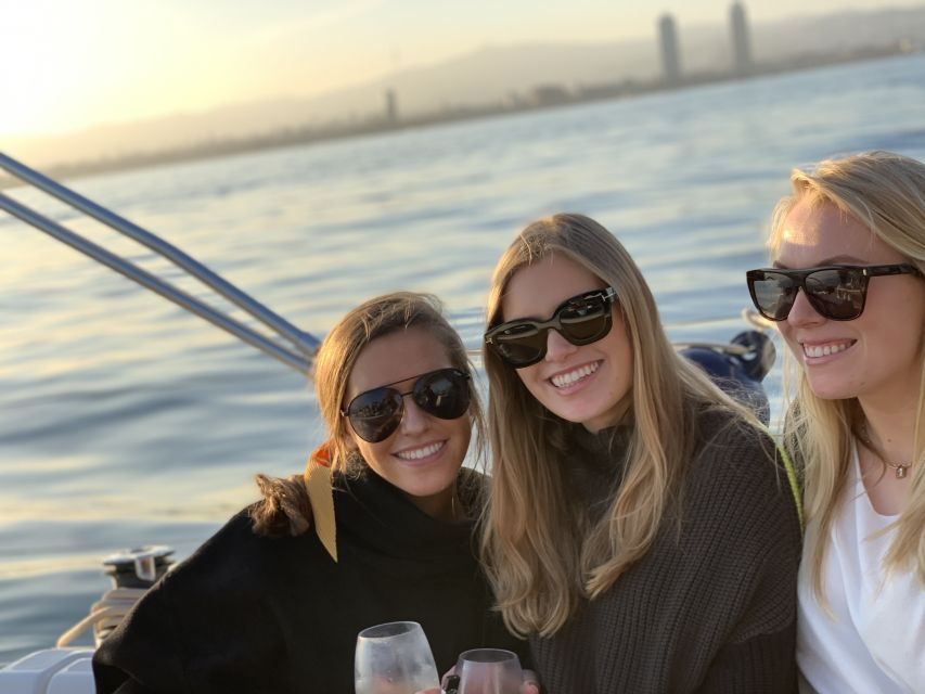 Barcelona: Midday or Sunset Sailing with Open Bar and Snacks - Getting There Without Stress: Meeting Point and What to Bring