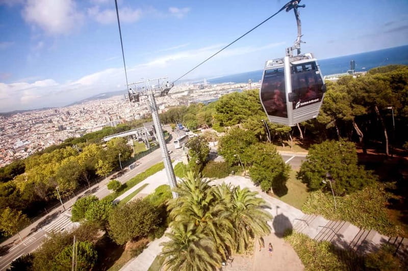 Barcelona: Montjuïc Cable Car Roundtrip Ticket - At the Top: Castell de Montjuïc Views (and the One Missing Piece)