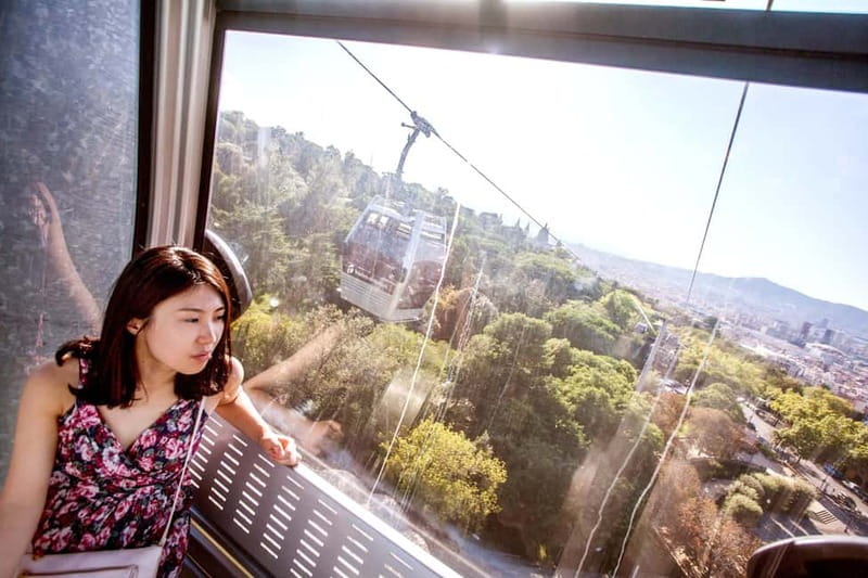 Barcelona: Montjuïc Cable Car Roundtrip Ticket - How the Roundtrip Works: Parc de Montjuïc, Miramar, Castell