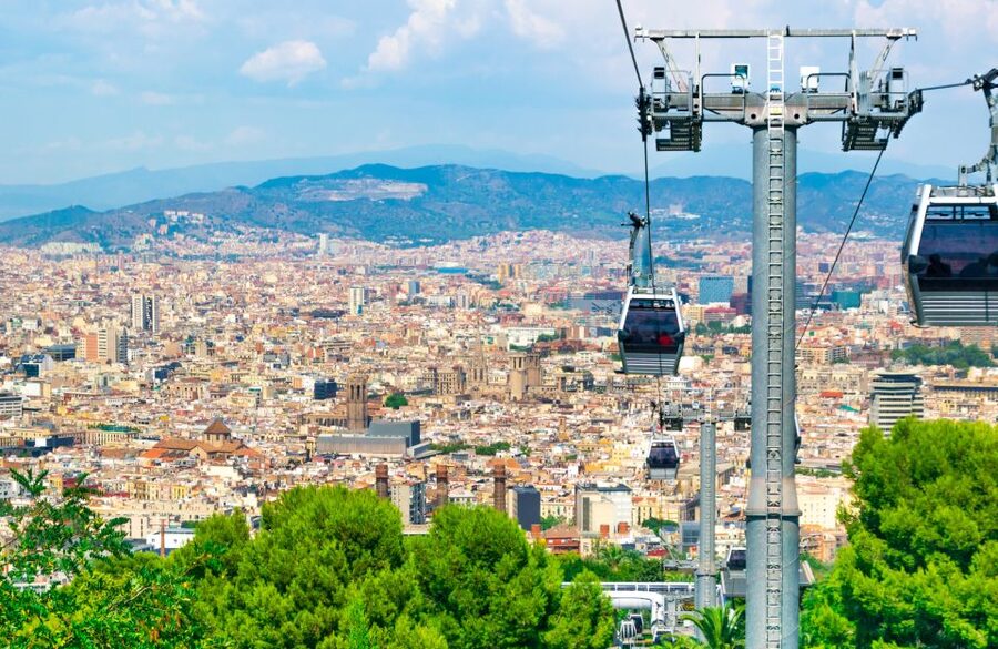 Barcelona: Montjuïc Cable Car Ticket with Audio Guide - Small-group option: what it means in practice