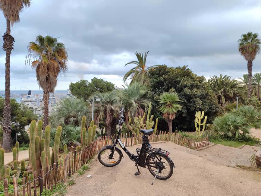 Barcelona: Montjuïc e-bike Adventure with Views and Castle - Castle ramparts: 360° views and fortress stories, no museum fatigue