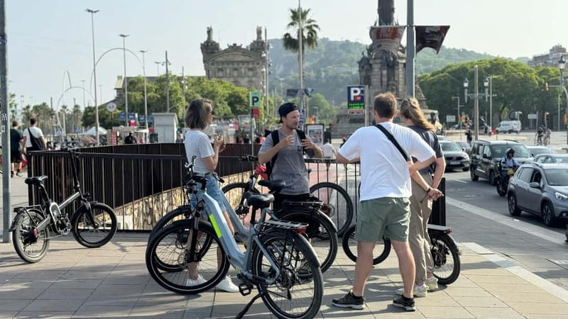 Barcelona: Montjuïc e-bike Adventure with Views and Castle - Olympic Ring loop: Estadi Lluís Companys to Calatrava’s tower
