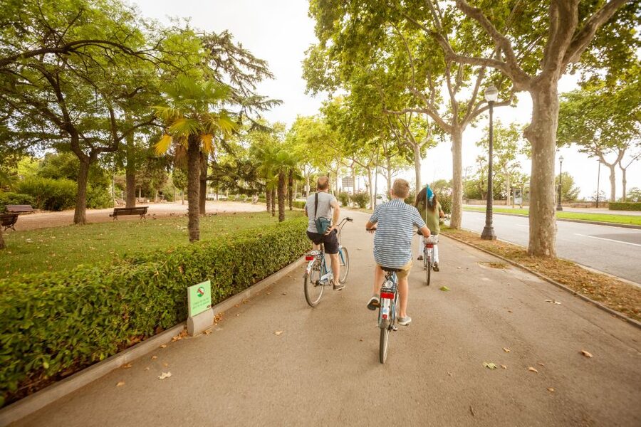 Barcelona Montjuic Three-Hour Bike Tour - Guide quality and the ride vibe: fun, not frantic