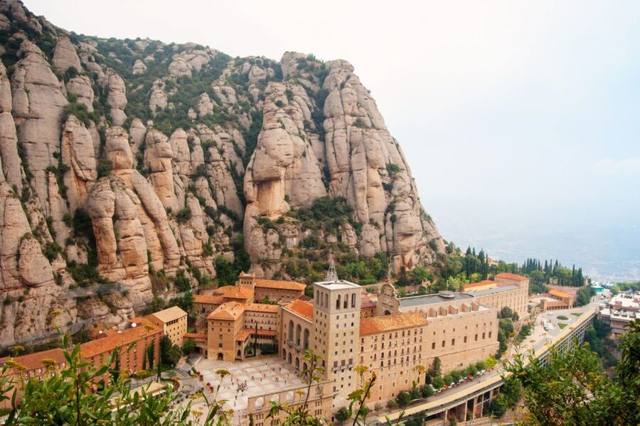 Barcelona: Montserrat, Black Madonna, Rack Railway & Liquors - Getting Oriented at Monistrol de Montserrat and the Guided Portion