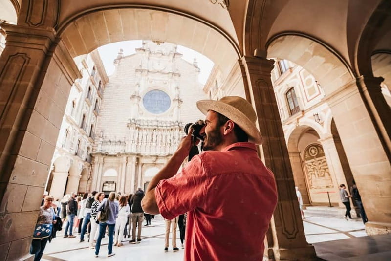 Barcelona: Montserrat, Cogwheel, Black Madonna & Winery Tour - Montserrat’s clockwork train and the first big views